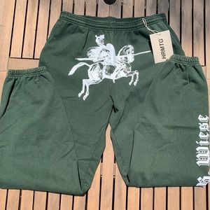HRMTG x Jack B Wiese 420 knight sweatpants XL